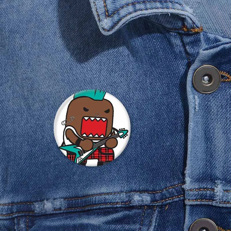 مضحك أنا أحب دومو القط بروش لطيف الكرتون شخصية المينا دبوس شارة مجوهرات إبداعية على ظهره الملابس والاكسسوارات هدية عيد الميلاد