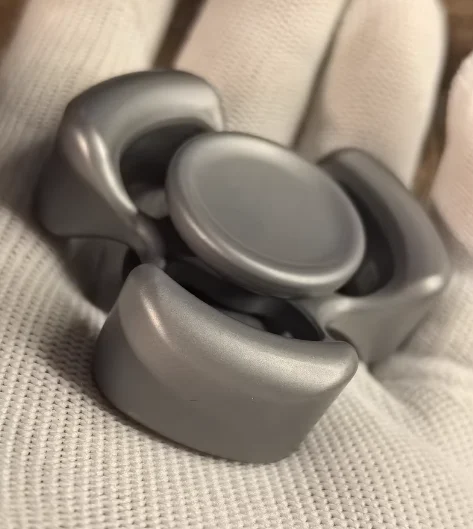 

Asia Pacific Dynamics EDC Three Page Horizon Mega Blackstone Washed Stainless Steel Fingertip Gyroscope Promotion