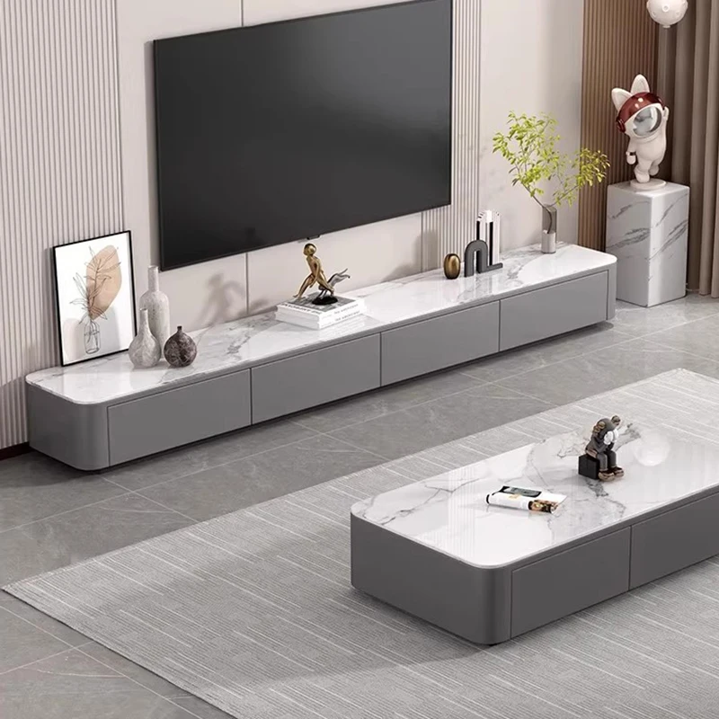 Soportes de Tv modernos móviles, cajones de exhibición de lujo para sala de estar, almacenamiento de diseño, organizador de mesa de Tv, Archivadores, muebles de moda