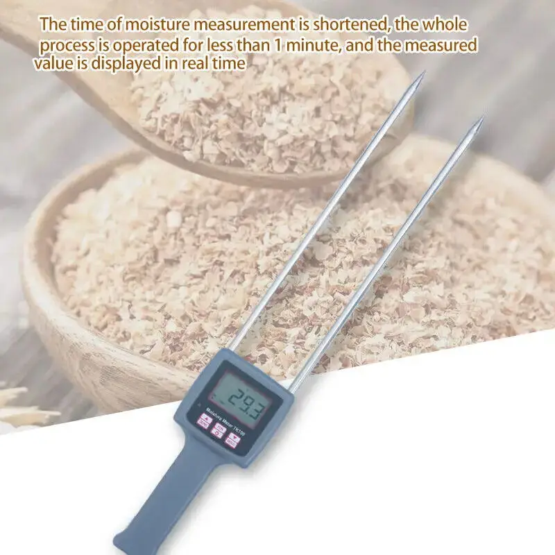 Digital Animal Feed Multi-function Moisture Tester LCD Display Moisture Meter