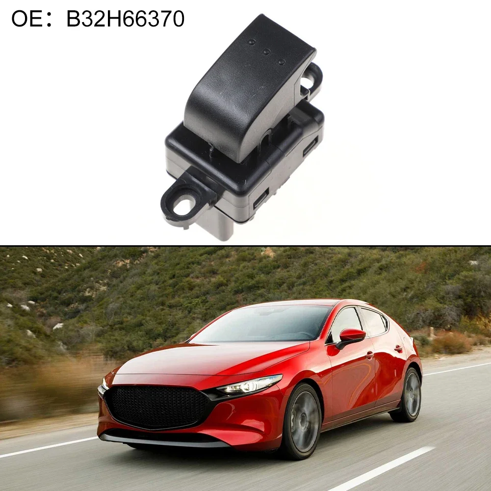 

1pc Car Rear Left Right Passenger Side Power Door Switch Button 5*8*9cm OEM Number B32H66370 For Mazda 3 2004-2009 Accessories