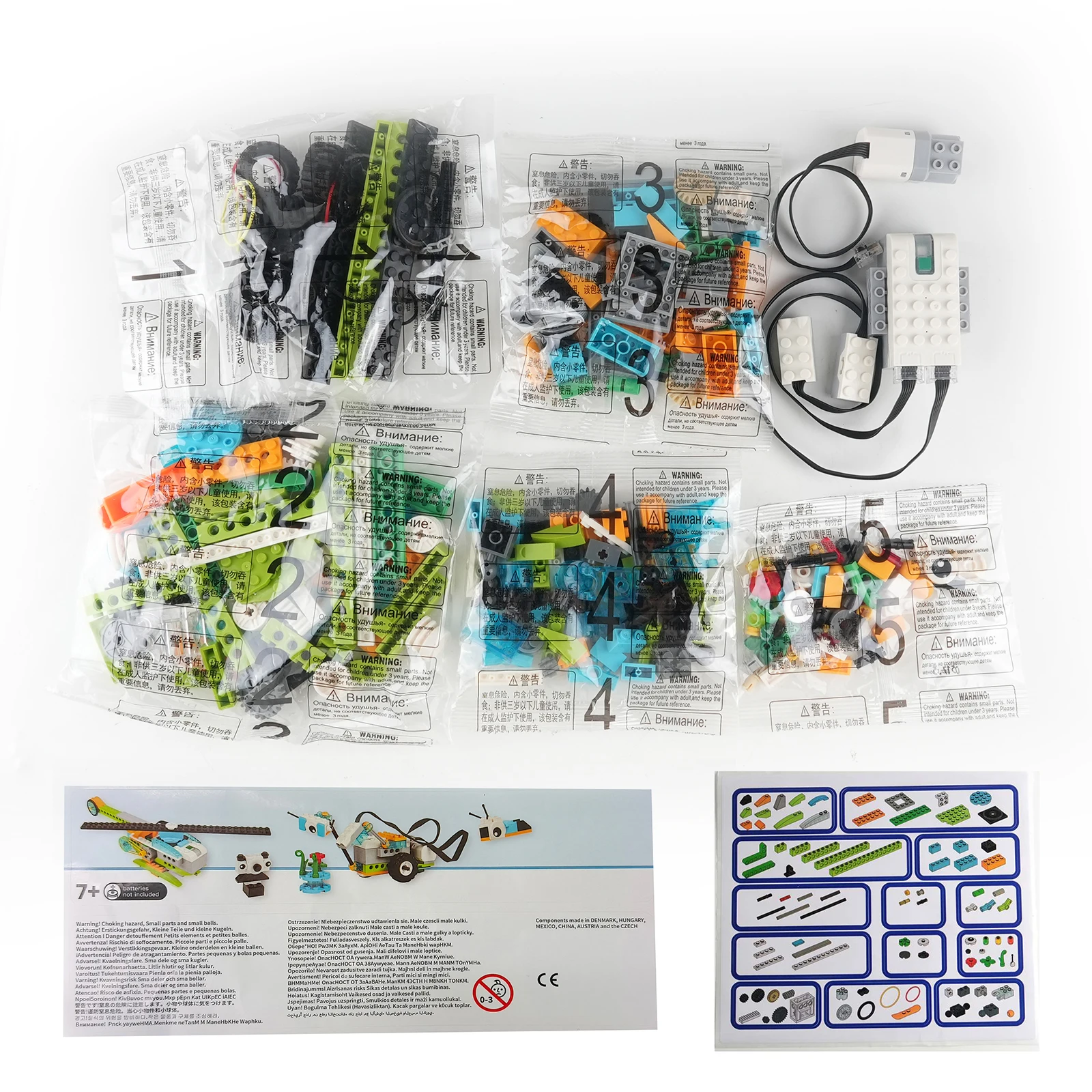 

280Pcs Robotics Building Blocks Set - STEM Educational Construction with Organizer Box & Manual & 109 pieces accessory pack