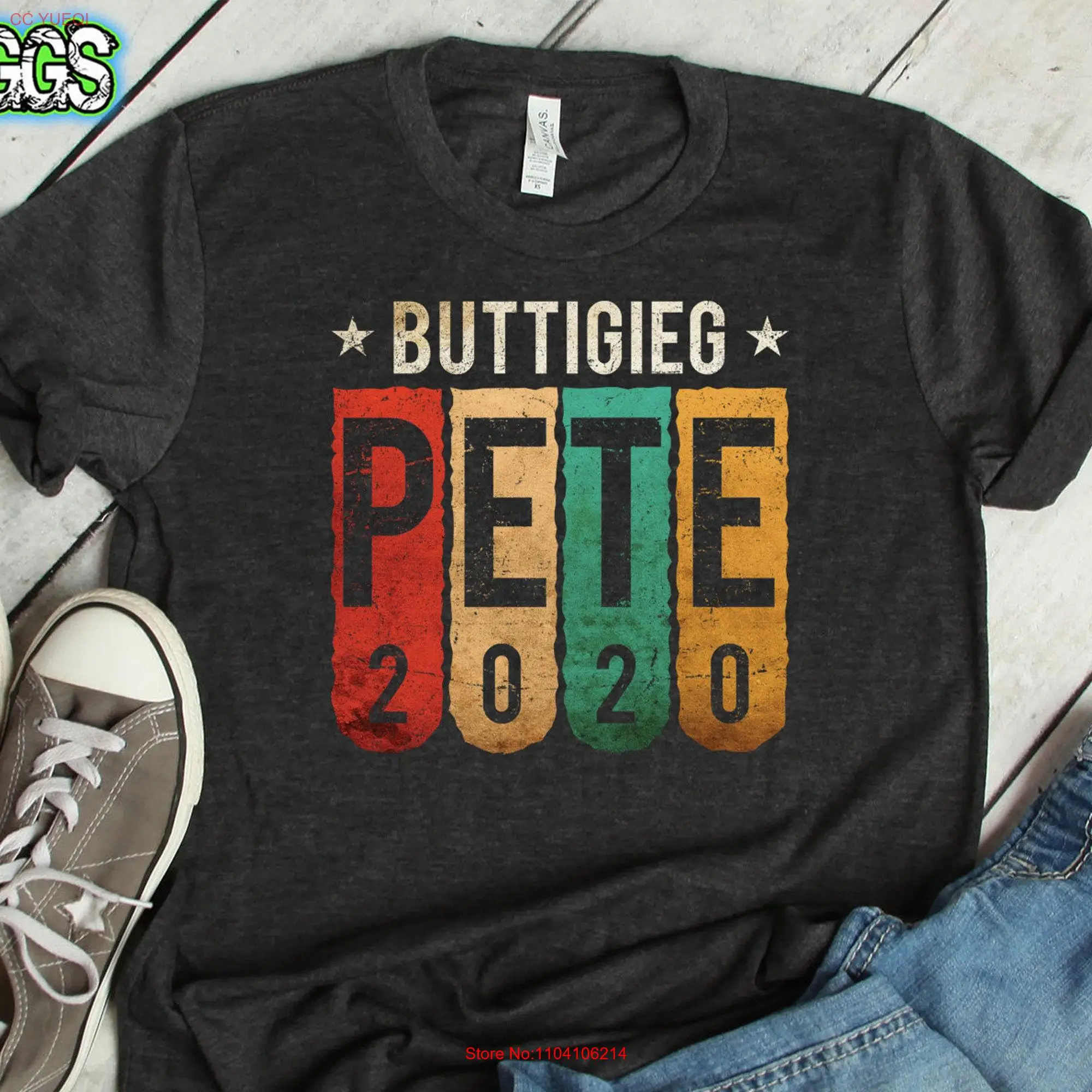 Pete Buttigieg T Shirt 2020 for America Anti Trump Mayor Political long or short sleeves