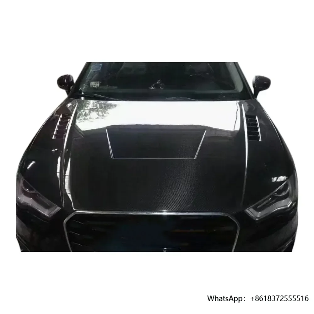 

X Carbon Fiber Upgrade Modification Front Engine Hood Bonnet Covers For RS3