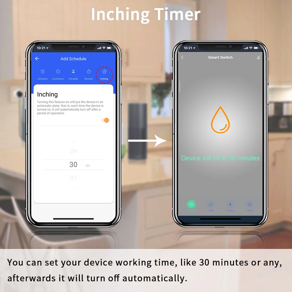 LoraTap WiFi Boiler Wassererhitzer EU US IL Schalter Tuya Smart Life App Fernbedienung Energiemonitoring Sprachsteuerung Google Home Alexa – Detail 6