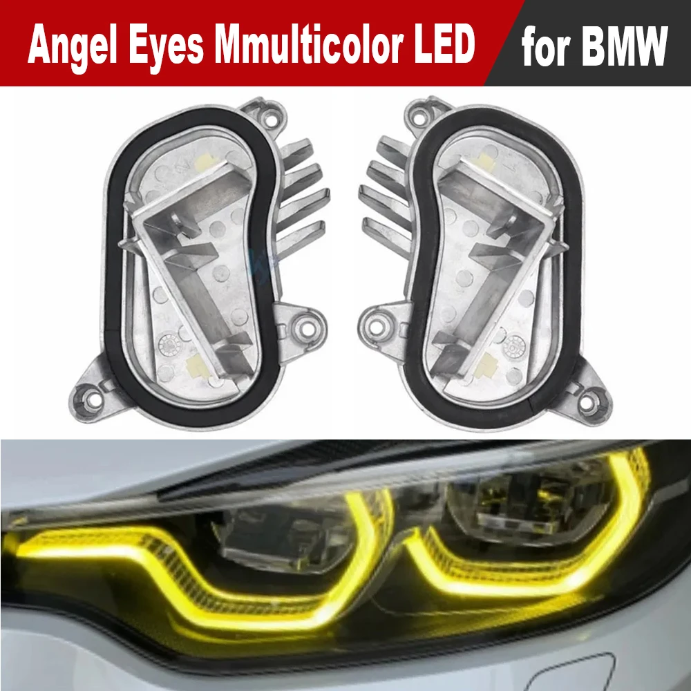 

Daytime Running Lights for 18-20 BMW M3 M4 F80 F82 F36 LCI M3 430i 440i Yellow Lemon DRL Angel Eyes multicolor LED DRL Module