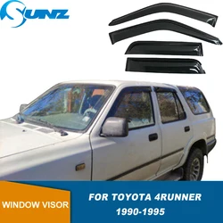 Car Window Visor For Toyota 4runner 4 Runner 1990 1991 1992 1993 1994 1995 Weather Shield Wind Deflector Door Rain Sun Shield