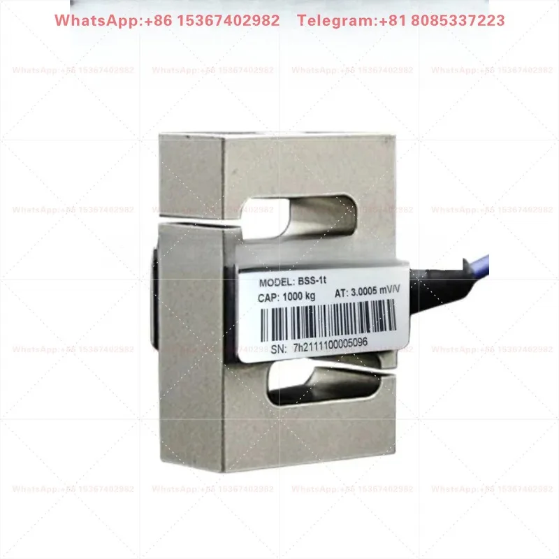 U.S.A. GENUINE  TENSILE AND COMPRESSION LOAD CELL WITH HIGH PRECISION FORCE MEASUREMENT 500KG/1T