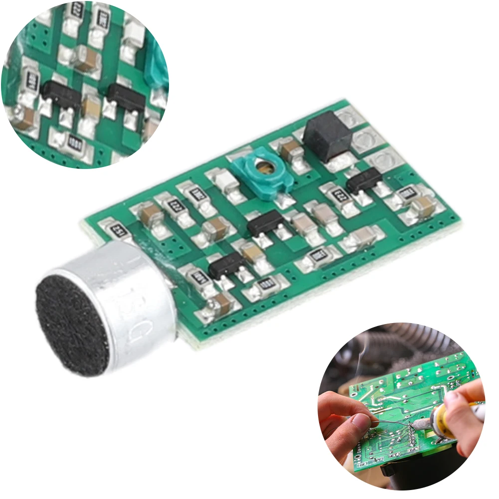 Wireless Audio Transmitter V4.0 68-108MHZ Mini Wireless Microphone MIC FM Emission MIC Core Board MIC Pickup Module