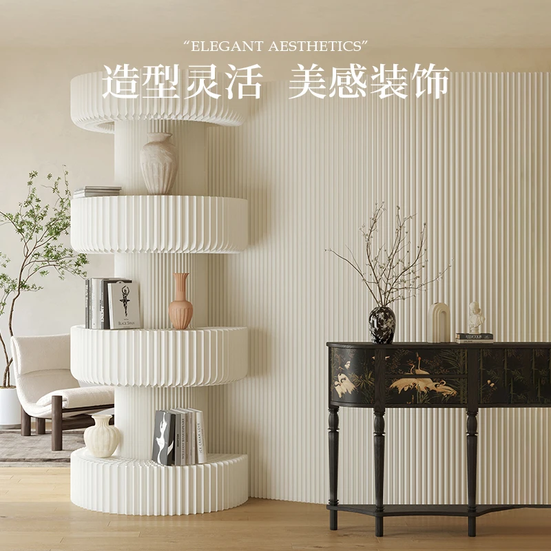 Commercial paper wall screen high partition partition wall background wall spotlight storage foldable mobile retractable baffle