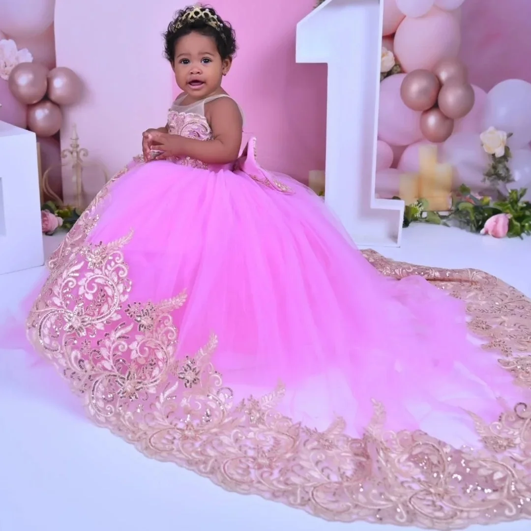 customized-wedding-birthday-party-tulle-floral-appliques-with-bow-sleeveless-pink-flower-girl-dress-for-banquet-princess-gown