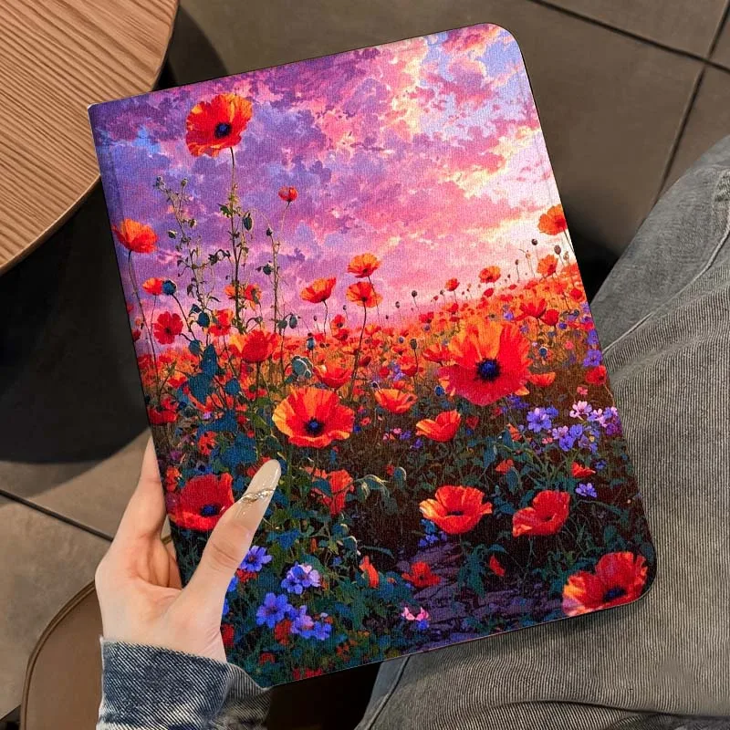 

Goldfish Flower For iPad Pro Air Mini 2 3 4 5 6 7 7th 8th 9th 10th 11th 10.2 9.7 10.5 10.9 11 12.9 13 Tablet Case