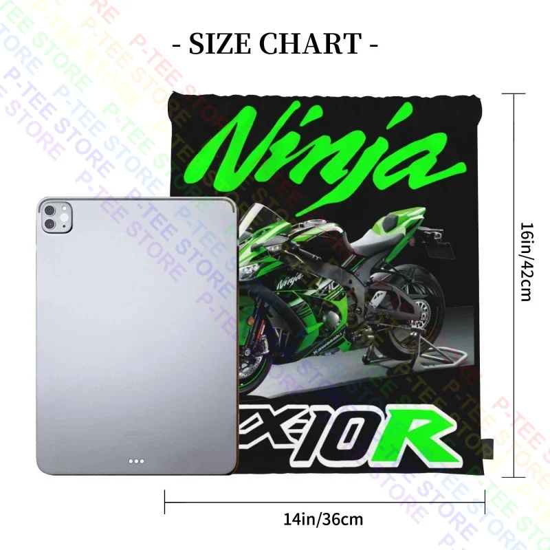 Ninja Zx10R 2017 Motorcycle Drawstring Bags Gym Bag Newest New Style 3d Printing School Sport Bag