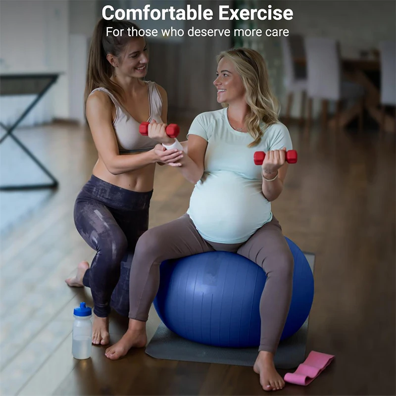 65/75/85cm Yoga Ball Gym Equipment Bodybuilding Yoga Pilates Accessories Explosion-proof Balance Ball Pregnant Women Exercise