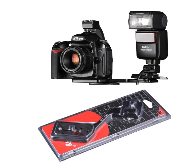 Manbily MBL-FB Blitzhalterungen, Verlängerungshalterung, Kamerazubehör, Stativhalterung, 1/4-Zoll-Schraube für DSLR, LED-Lichtstativ, Mikrofon – Detail 3