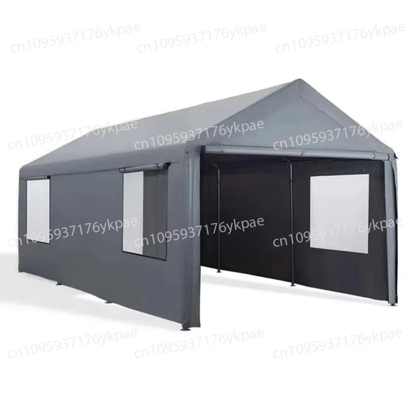 Large waterproof and windproof PVC single-layer party camping tent steel frame, suitable for indoor/outdoor weddings, hotels,