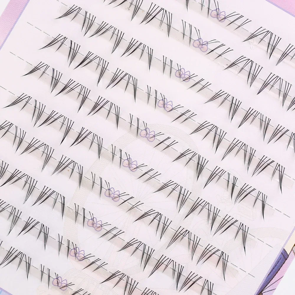 Natural Lower Eyelashes Makeup Soft Handmade Clear Thin Band Segmented Manga Under False Lashes Eyelashes Extension Beauty Tool