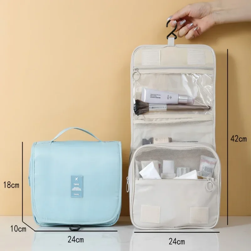 Large Capacity Waterproof Storage Bags Portable Makeup Bag Skincare Products Toiletries Travel Toiletries Bag Home Organizer