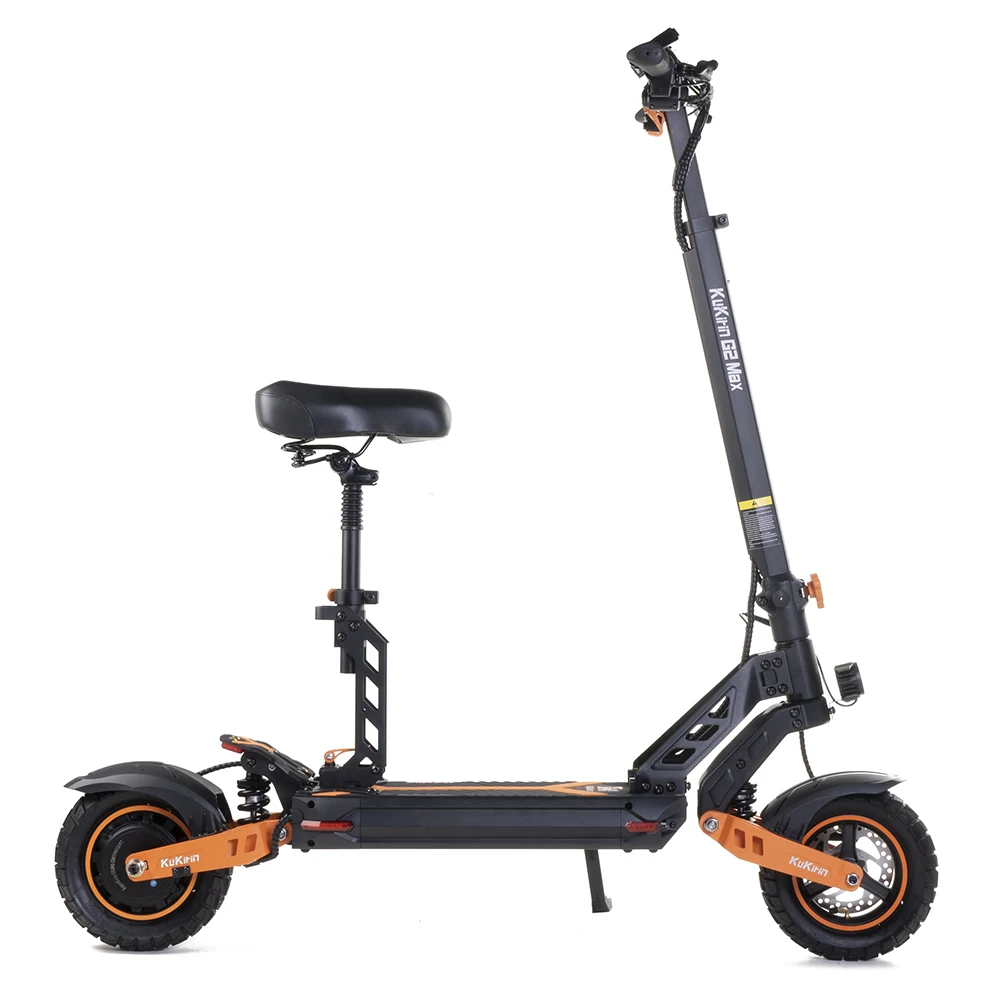 Electric Scooter KuKirin G2 Max 48V 20Ah Battery 1000W Brushless Motor 80 Kilometers Range 55 kph Max. Speed 10'' Pneumatic Whee