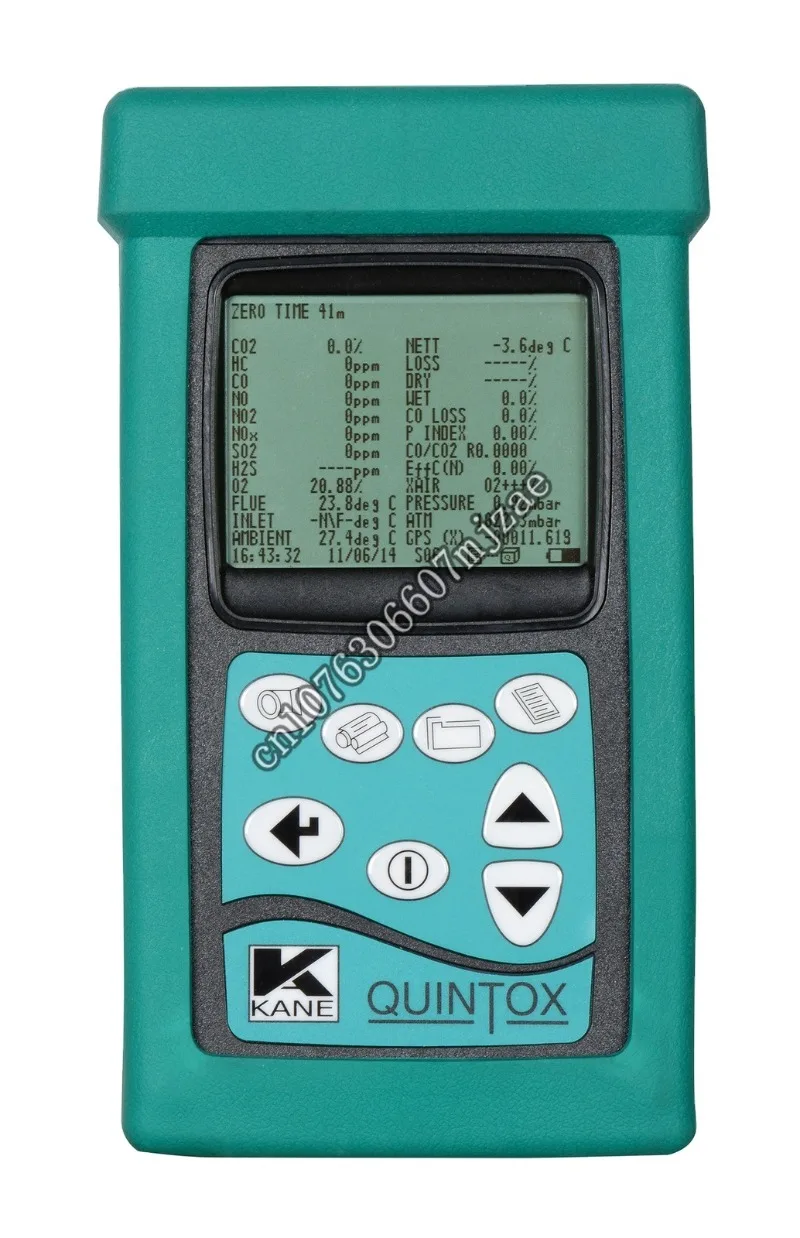 Zetron KANE9206 Independently Tested Handheld Quintox Flue Gas Analyzer Emissions  for Workshop