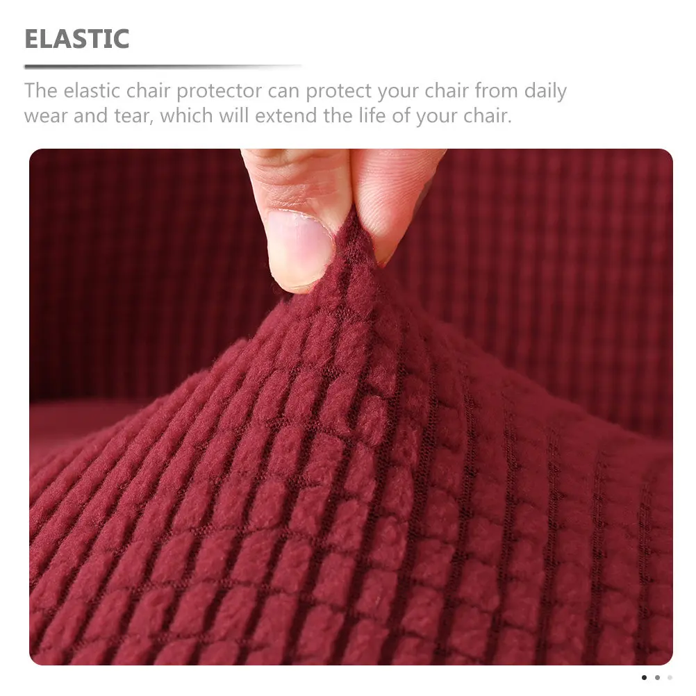1Set Computer Gaming Chair Slipcover Stretchable Washable Chair Protector Easy Install Foldable for Office Room Use