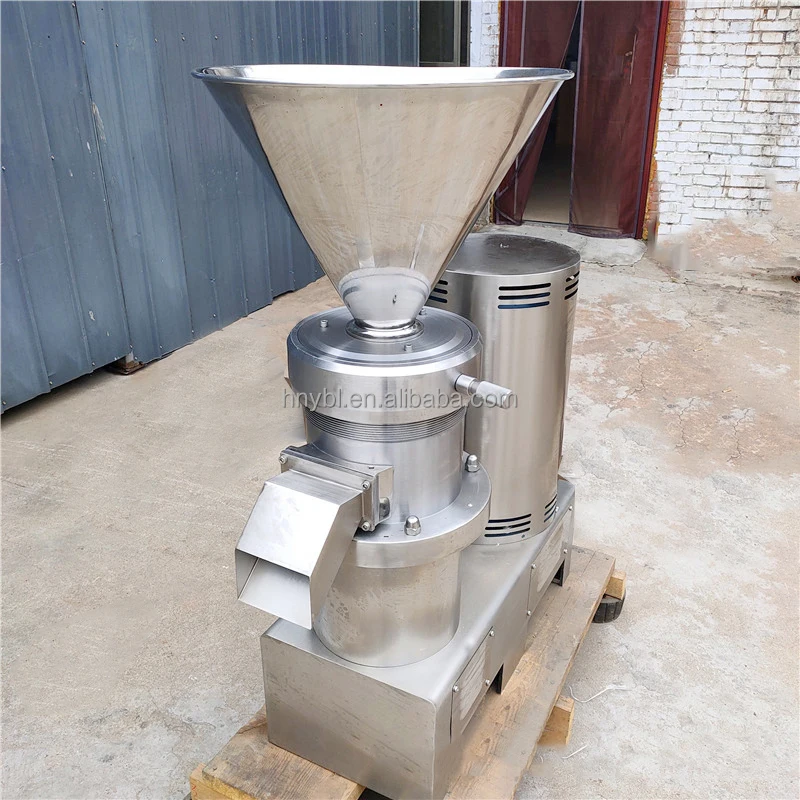 Industrial Small Grinding Colloid Mill Almond Nuts Paste Peanut Butter Making Machine