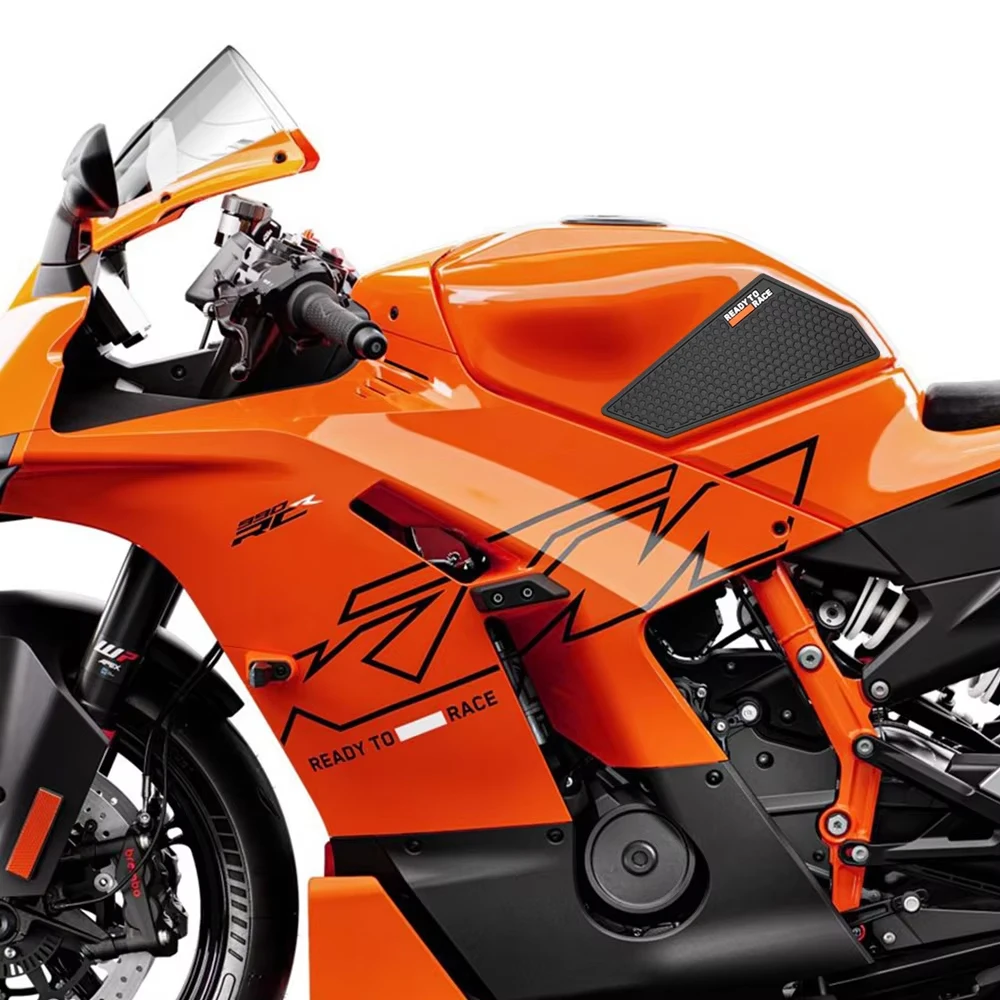 For 990RC R Track 990RCR 2026 Motorcycle Accessories Rubber Gas Tank Decoration And Protection Thicken Decals Fuel Tank Sticker