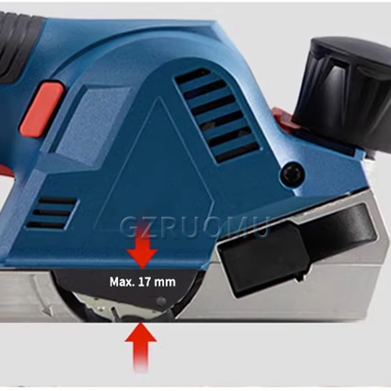 GHO 12V-20 Rechargeable Handheld Wood Planer Cordless Household Woodworking Planing Machine Portable Hand-push Electric Planer