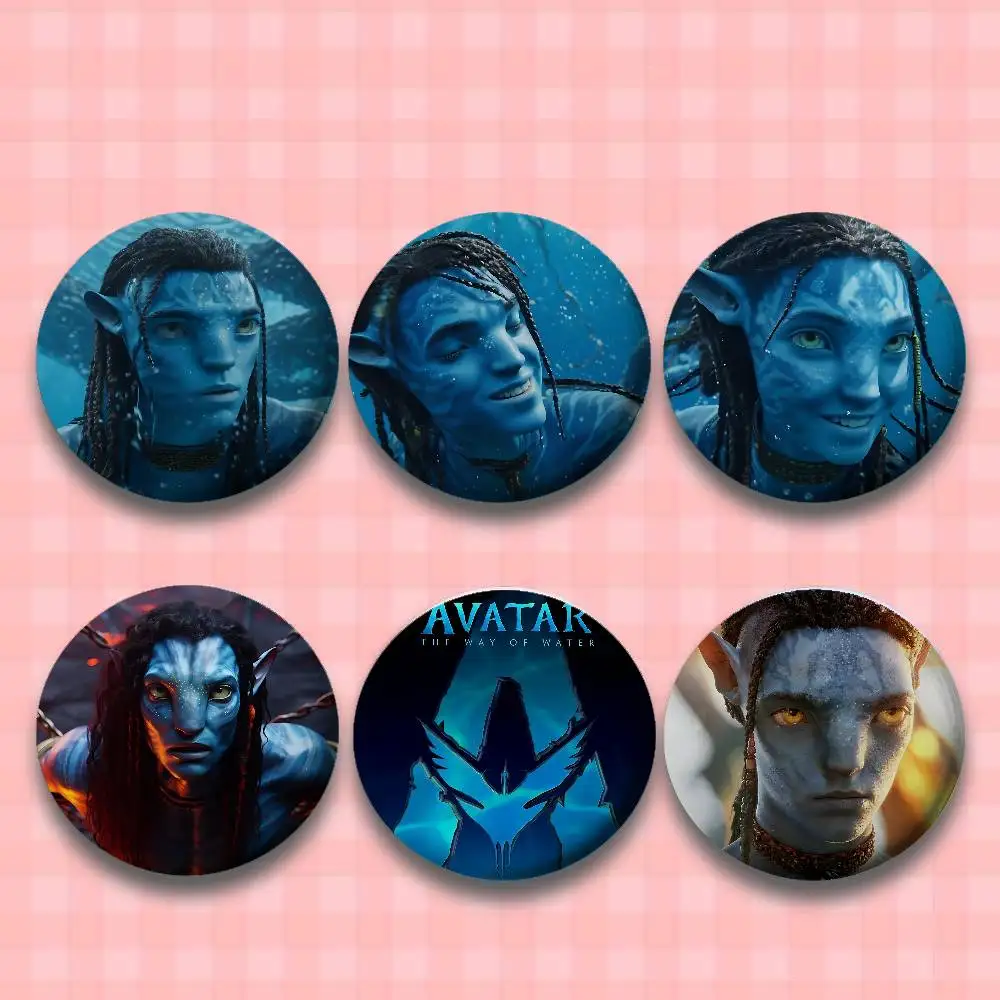 Film A-Avatar Coole Abzeichen Weißblech Soft Button Pin Brosche Metall Abzeichen Benutzerdefinierte Schmuck Zubehör Hut Tasche Revers