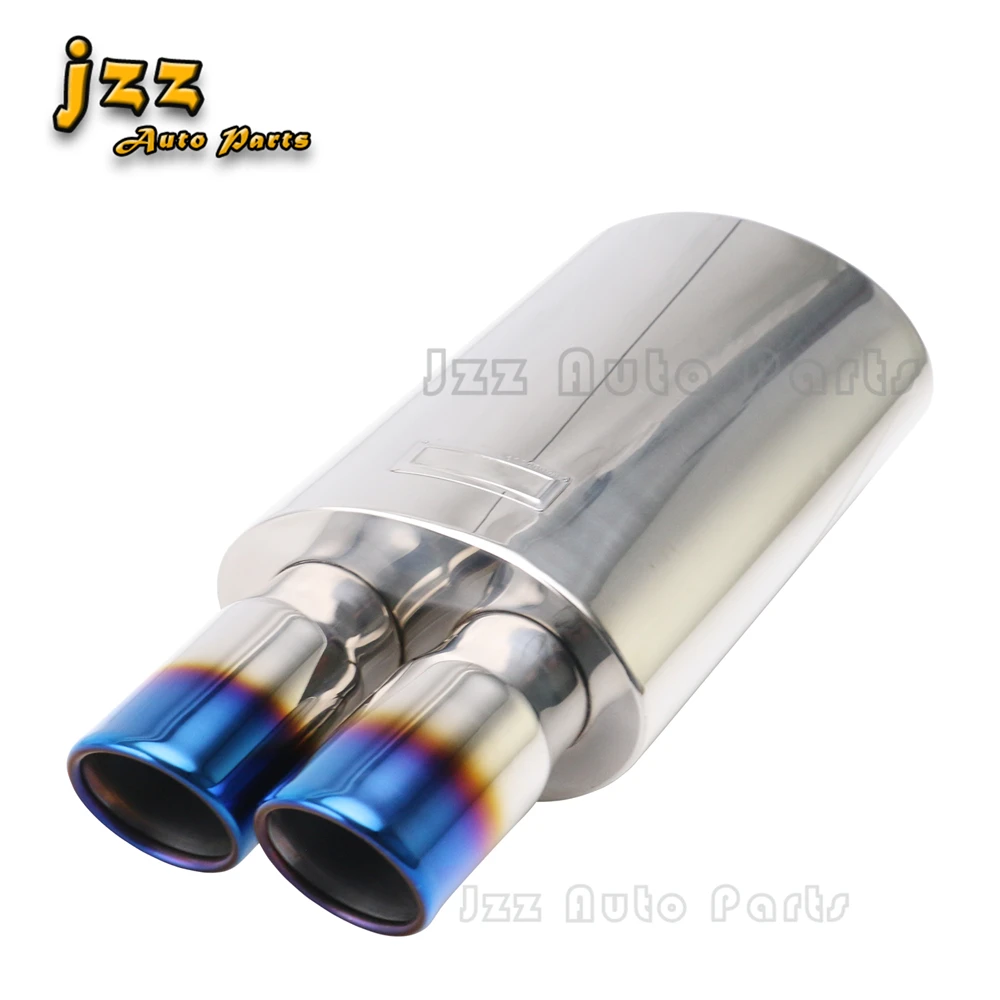 

Exhaust Systems Exhaust Muffler Pipes Universal Stainless Racing Sport Mufflers Double Export