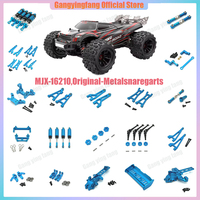 For MJX Hyper Go 1/16 16208 16209 16210 H16 H16BM Metal Front Rear Body Pillars Upgrade Shock Tower Kit Front Rear Frame