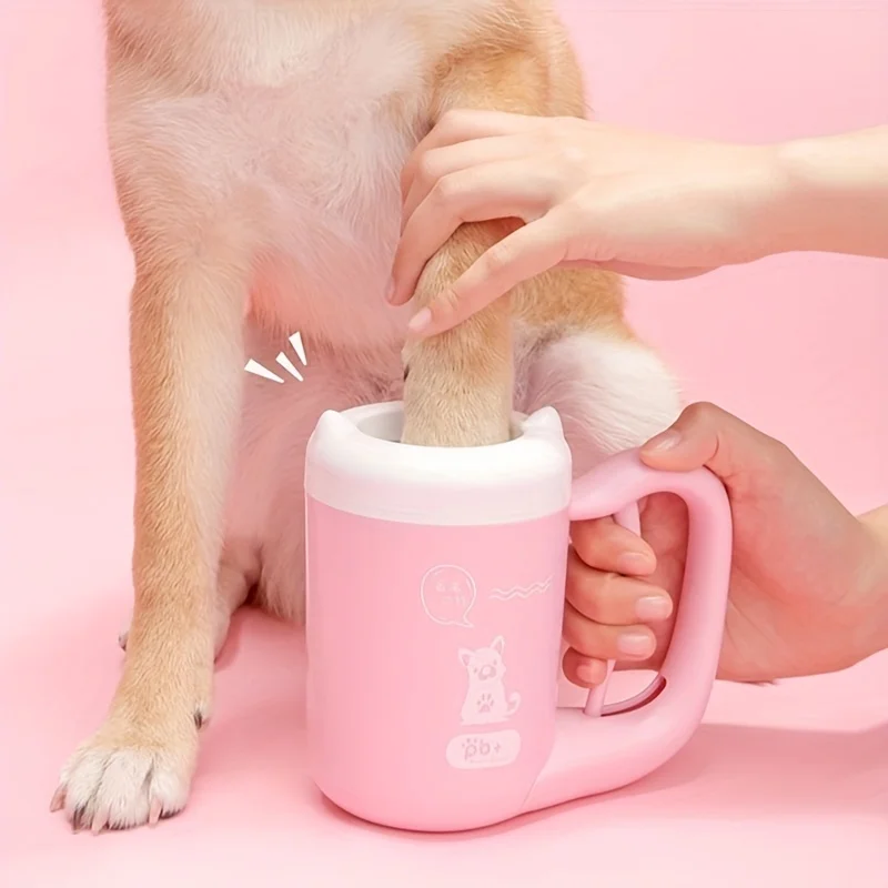 Pet Foot Wash Cup Dog Foot Wash Cup Press Cleaner Cat Foot Washer Dog Paw Wash Cup Cleaning Products