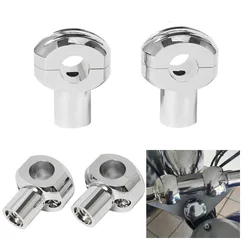 25mm Motorcycle Handlebar Riser Bar Mount Handle Clamp For Harley Cruisers Choppers Honda 1 inch Handle Bar