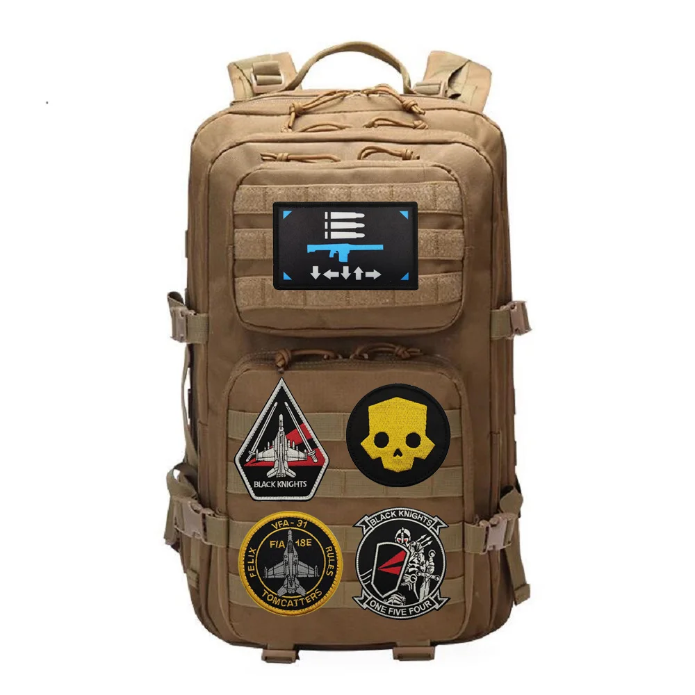 Outdoor Anime Games Around Embroidered Bag Accessories Cloth Patch Diver Badge Tactical Morale Flying Backpack Patches