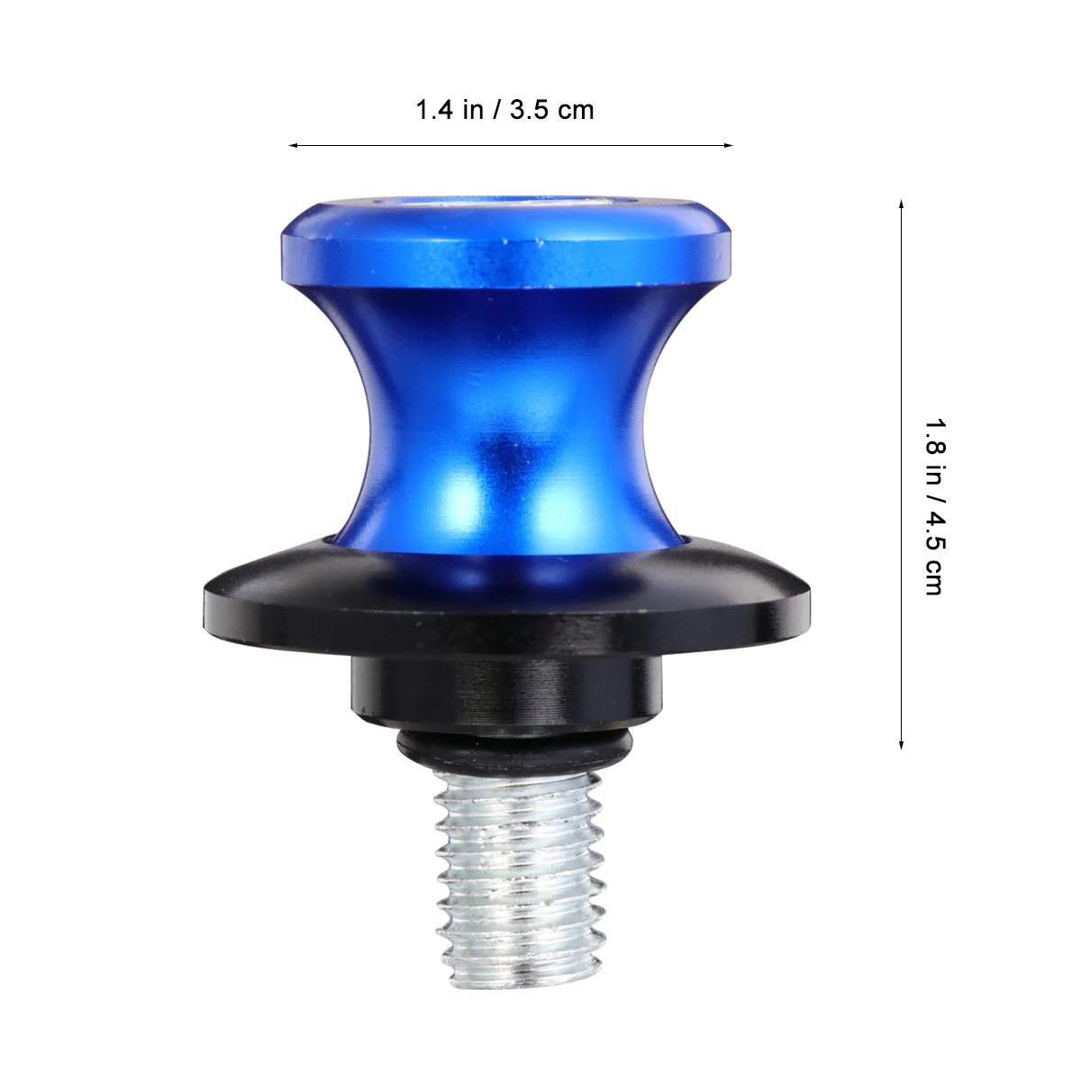 

2pcs 10Mm Motorcycle Stand Screw Frame Aluminum Alloy Durable Swingarm Spool Screw Heat-Treated Oxidation Resistant Blue