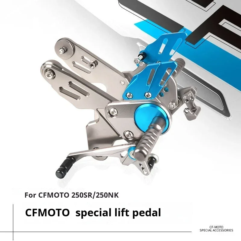 For CFMOTO 250 SR MY22 250NK  2023 New Motorcycle Accessories CNC Aluminum Foot Pegs Pedals Rest Rearset Footpegs