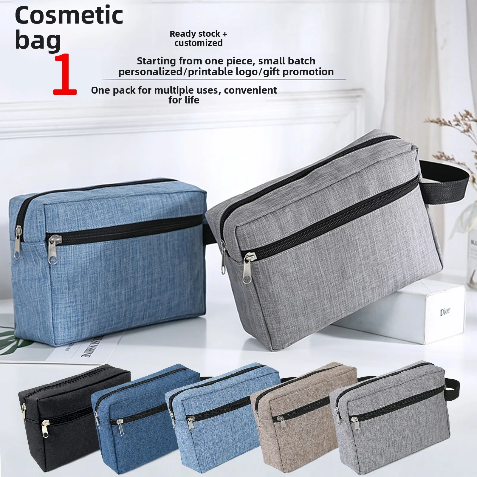 Big Size 22*16*10cm Travel Pouch Multipurpose Storage Bag Portable Toiletries Kit Digital Gadget Organizer Compact Carry Case