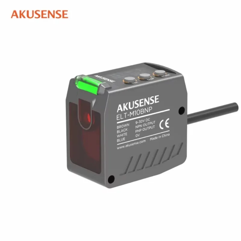 High Precision TOF 0.05-2m Range NPN Output 1ms Response Time Class 2 Laser Diode Square Sensor Optical Photoelectric Sensors