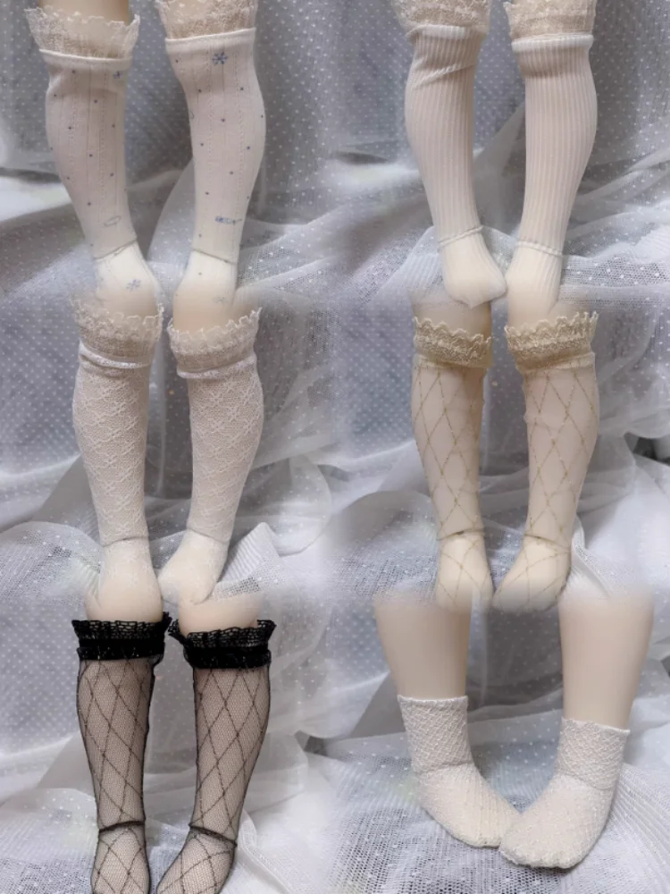 New Arrival BJD Doll Clothes For 1/4 Doll Chubby Body Lace Socks Doll Accessories Doll Dress Up Gift Diy Clothes