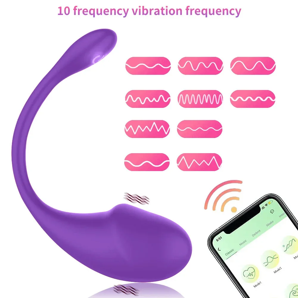 Wireless Bluetooth G Spot Vibrator for Women APP Remote Control Wear Vibrating Egg Clit Female Dildo Vibrating Panties Sex Toys