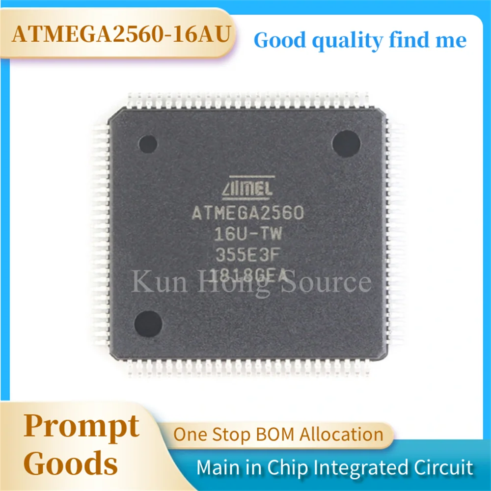 

ATMEGA2560-16AU ATMEGA2560 16U-TW TQFP-100 100% NEW