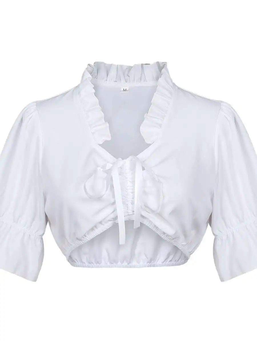 伝統的な白ビール衣装バイエルンビール祭りディンドンスーツ新着女性の民族衣装ステージパフォーマンス服