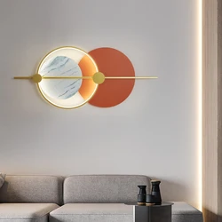 Nordic Creative Led Wall Lamp Modern Luxury Indoor Wall Lights Living Room Background Wall Hotel Bedroom Bedside Lighting