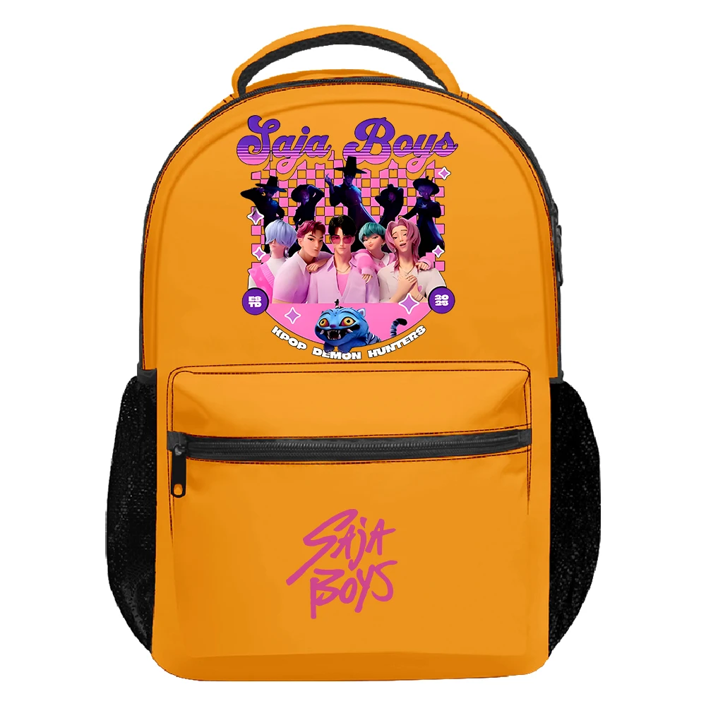 

KPop Demon Hunters Saja Boys Merch Backpack Women Men Rucksack Unisex Travel Bag Packsack Casual Daypack 2025 Cartoon Movie