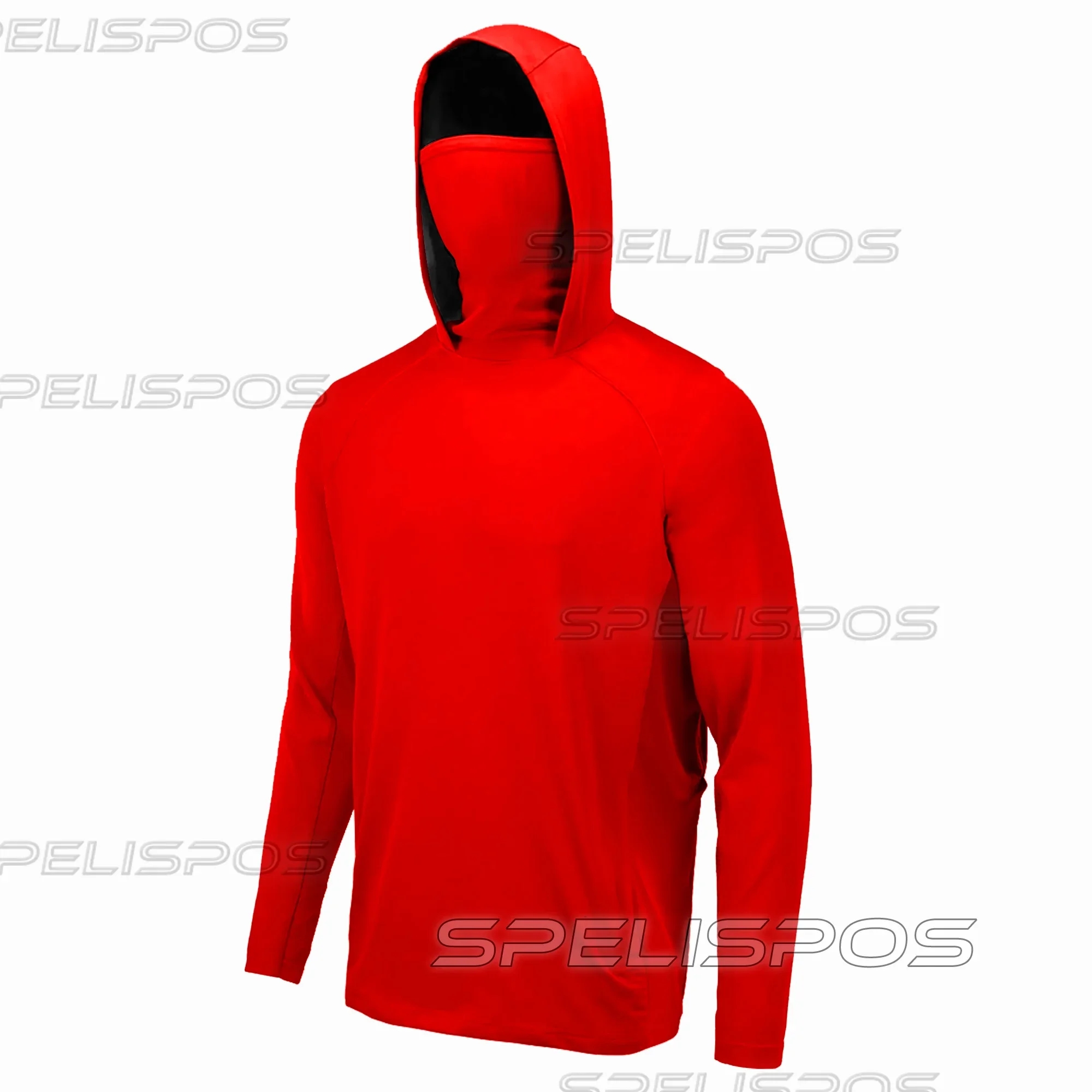 

Рубашки для рыбалки, быстросохнущие топы с капюшоном и маской, дышащие летние рубашки с длинным рукавом для рыбы, рубашка с защитой от УФ-лучей на заказ