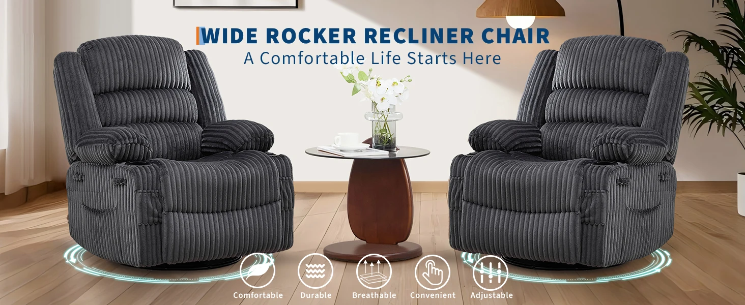 Swivel Rocking Recliner Chair