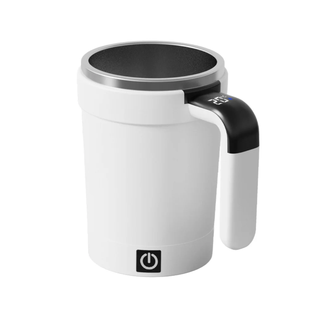 

1pcs Auto-stirring Cup 11.3*7.3cm Automatic Stirring Coffee Mug With Temperature Display,auto-stirring Cup Purple/white/green