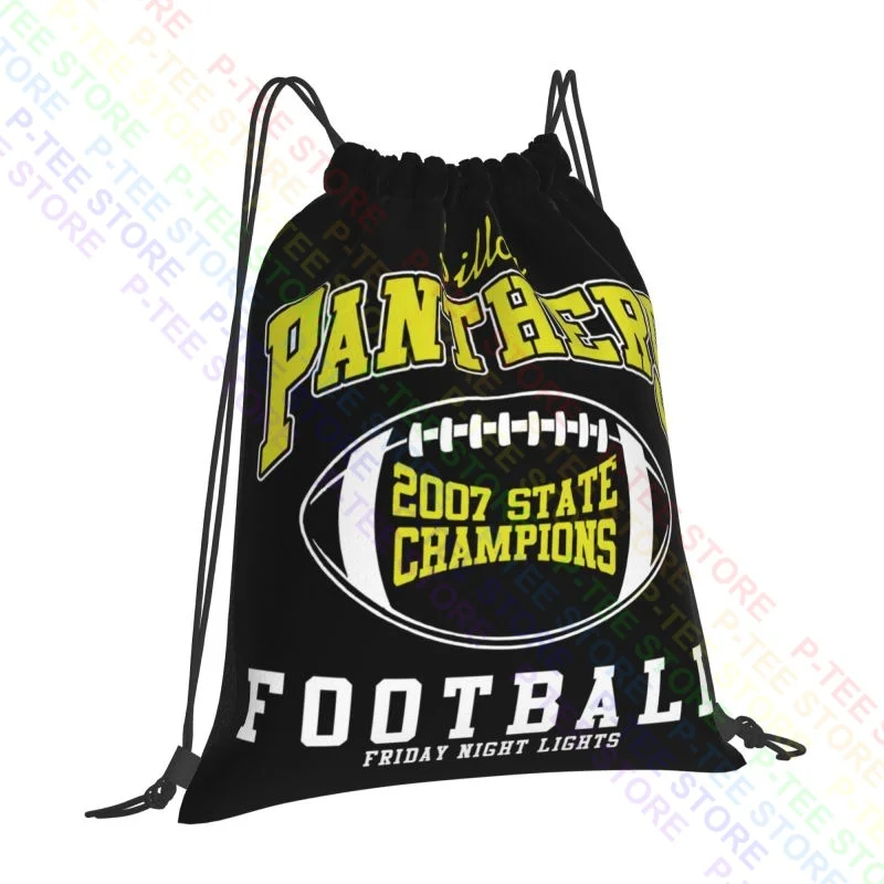 Friday Night Lights State Champs Logo Drawstring Bags Gym Bag Gym Softback Lightweight Bags For Travel