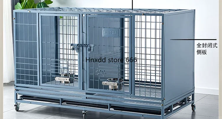 Outdoor Kennel Pet Breeding Isolation Folding Child and Mother Iron Cage