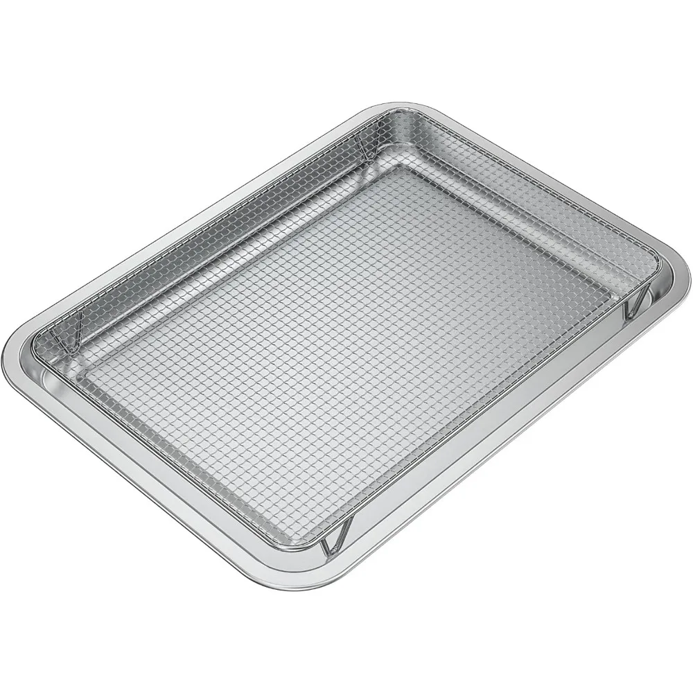 

Stainless Steel Baking Sheet with Cooling Rack, Nonstick Roasting Pan for Oven and Grills